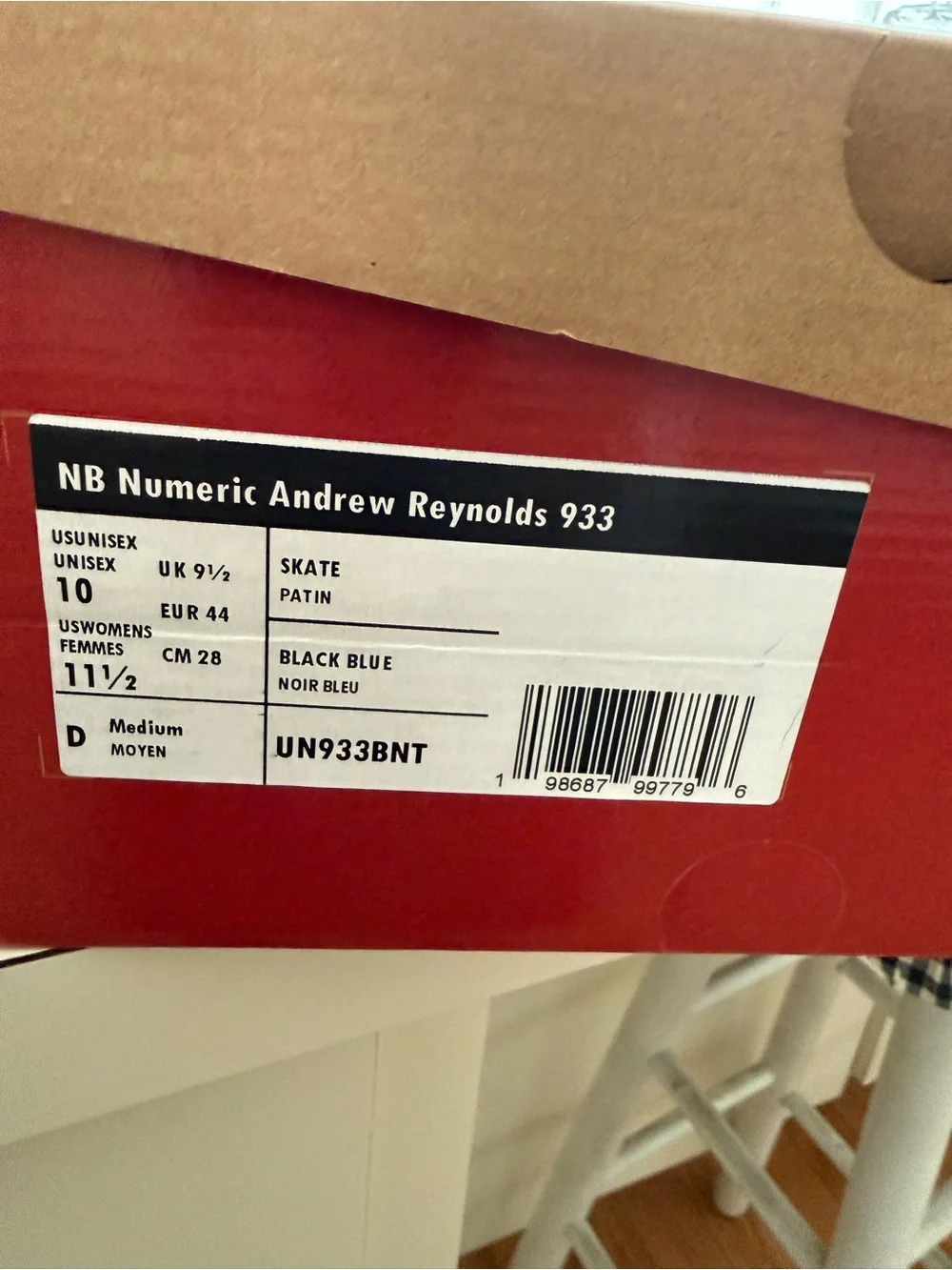 New Balance Black and Gray Andrew Reynolds 993-Style Men's Sneaker